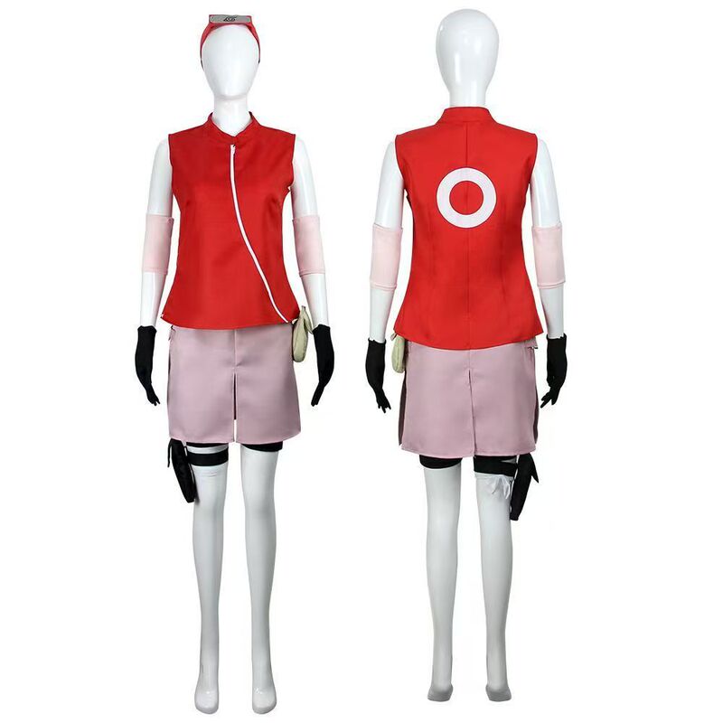 Cross-border Wholesale Ninja High Wind Turns cos Service Spring Also Sakura cosplay Group Film Japanese Animation suit Role Playing