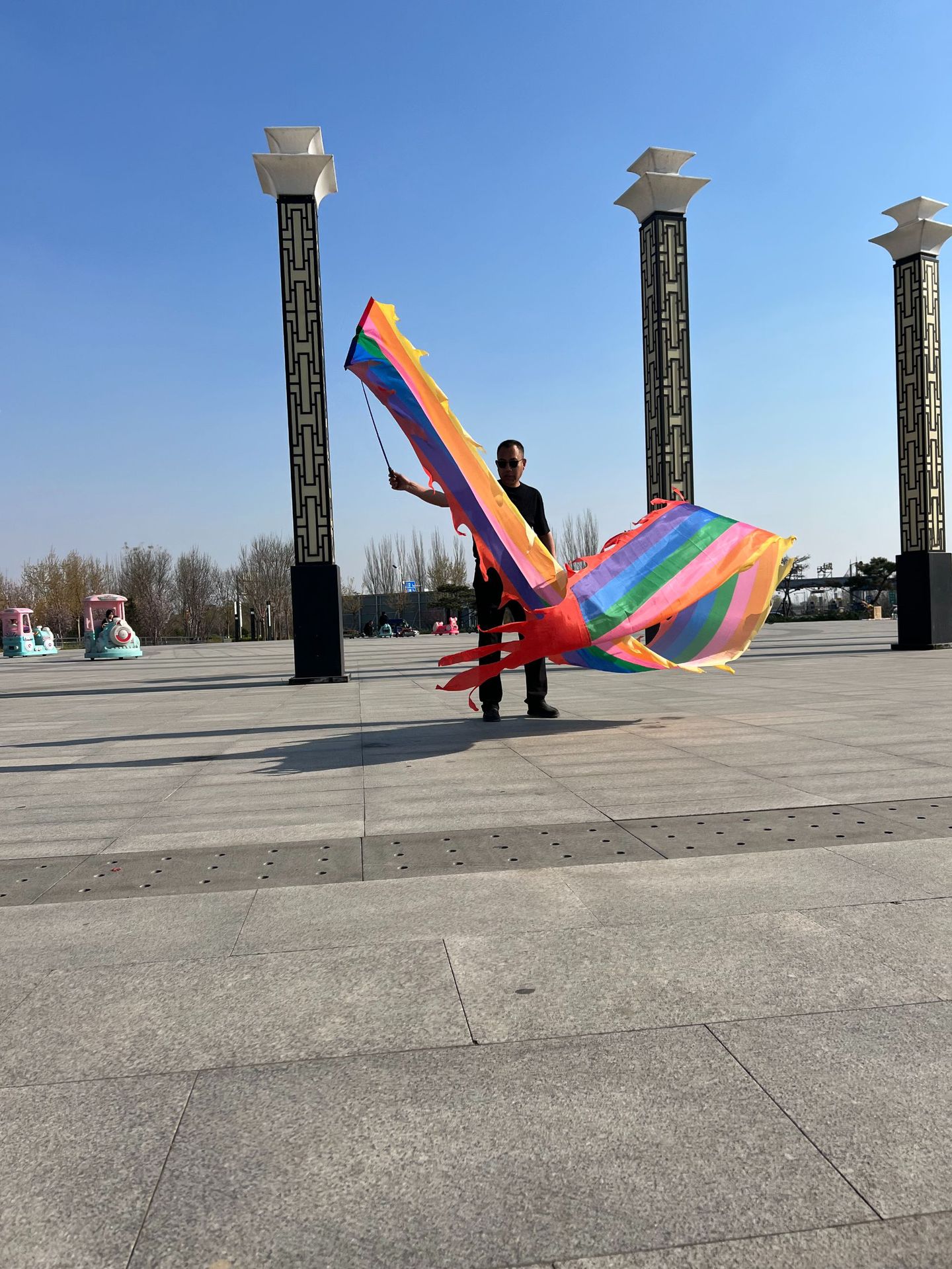 로드 던지기 무지개 용