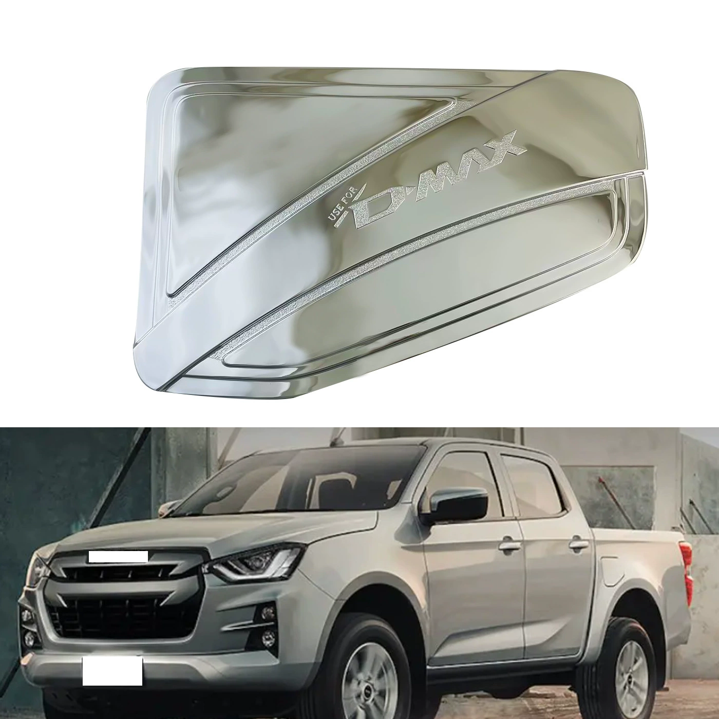 2022 новый dmax ползни d-max автомобильный топливный бак крышка впрыска с гальваническим покрытием коробки наклейки для наружной отделки