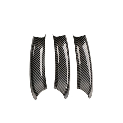 Handle F25 Inner Handle Door Armrest, handle, handle - carbon-fiber-pattern-inner-handle-3-piece-set