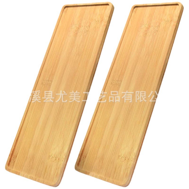 Bandeja de macetas suculentas, palangana de porcelana blanca, soporte de bambú anticorrosivo a prueba de fugas, soporte de madera rectangular, soporte de fondo de madera de bambú hecho a mano redondo