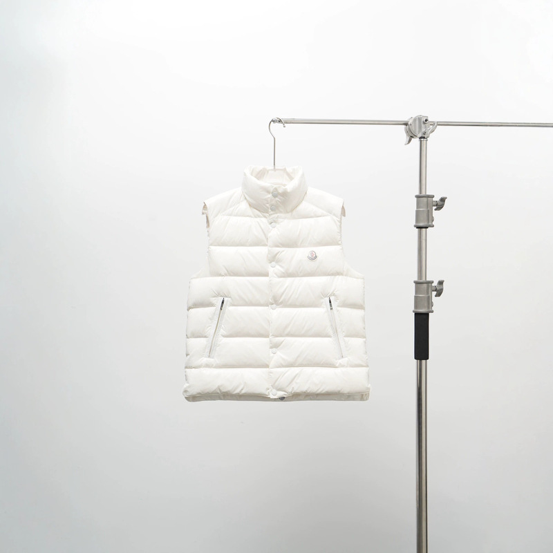 European Station 26 New Model Couple's Mengjia Down Vest, Warm, with Round Zipper and Drawstring, Unisex