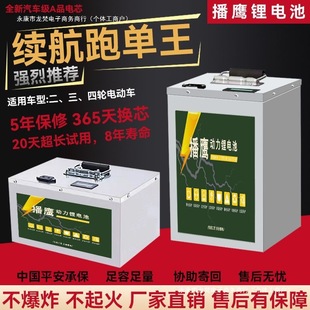 電動車鋰電池48V60V72V大容量外賣兩輪長跑王三輪電瓶車鋰電電池