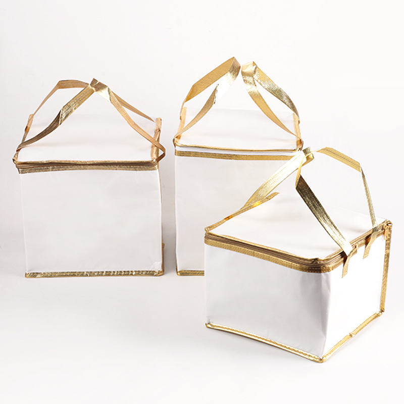 厂家直销户外保温袋奶茶蛋糕外卖袋防水加厚加大铝箔保温保温袋