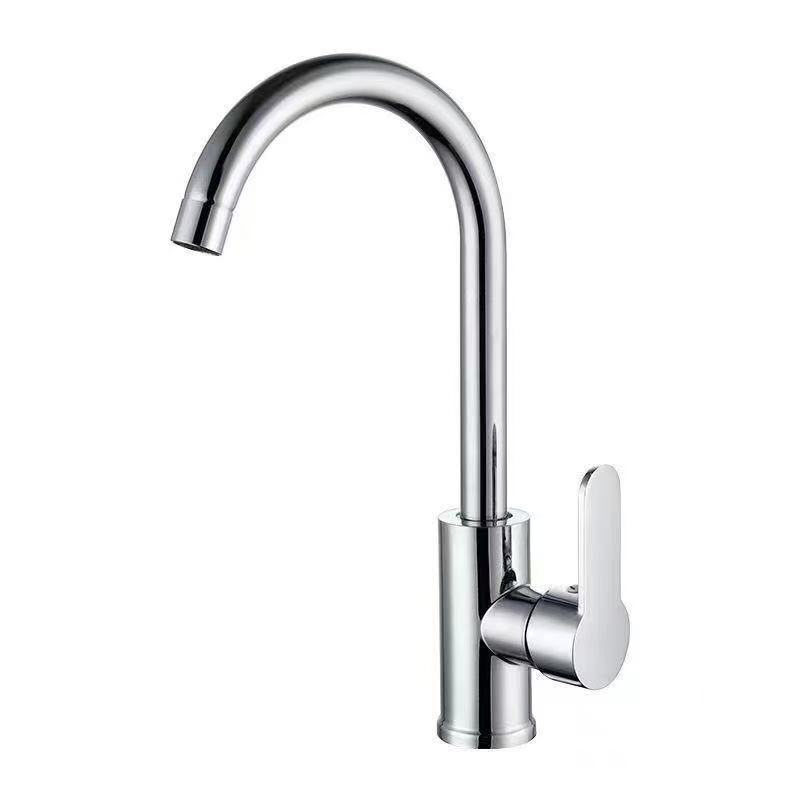 工場直販フラット三方曲げ熱水と冷水の蛇口家庭用キッチン食器洗いシンクバルコニーシンク蛇口|undefined