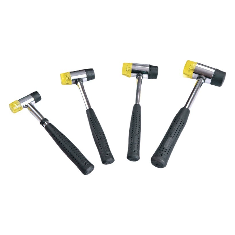 JIECTE монтажный молоток резиновый молоток стальная труба ручка молоток для улучшения дома износостойкий нескользящий молоток плитка пол для установки стекла молоток