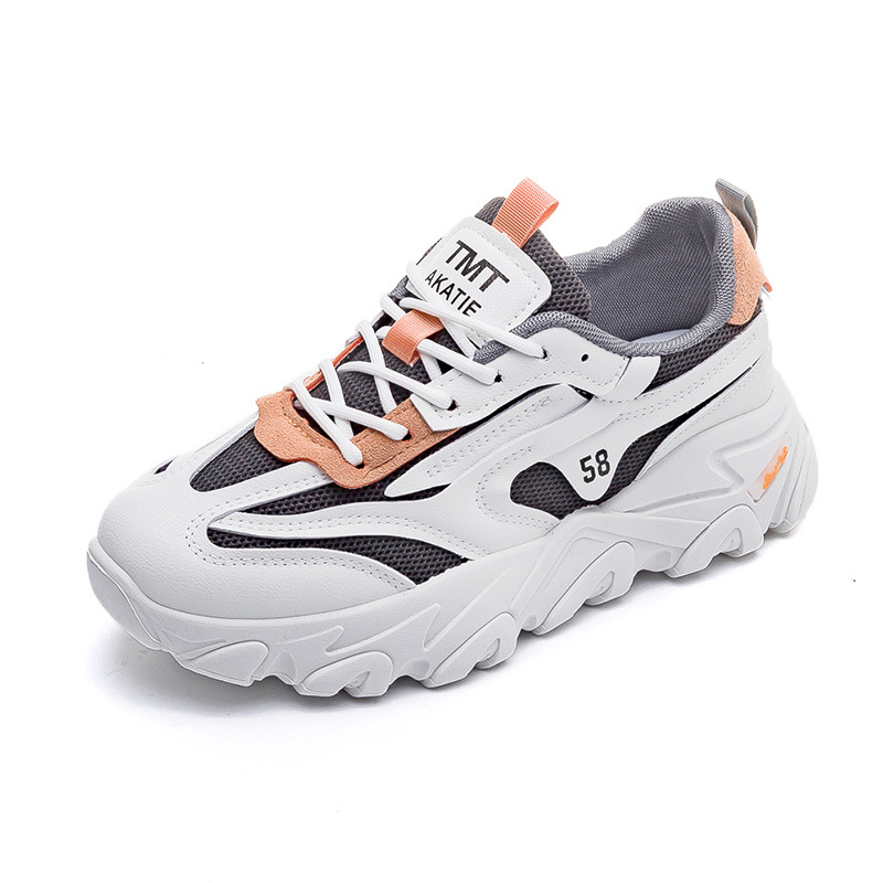 Zapatos de estilo coreano para mujer, primavera 2022, nuevos zapatos deportivos transpirables y versátiles para estudiantes, zapatos casuales de moda para mujer 7781