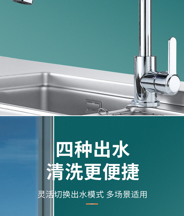 Feiyu Waterfall Faucet, household splash-proof faucet, universal shower head extender, four-speed rotating bubble generator, universal Application Scenario
