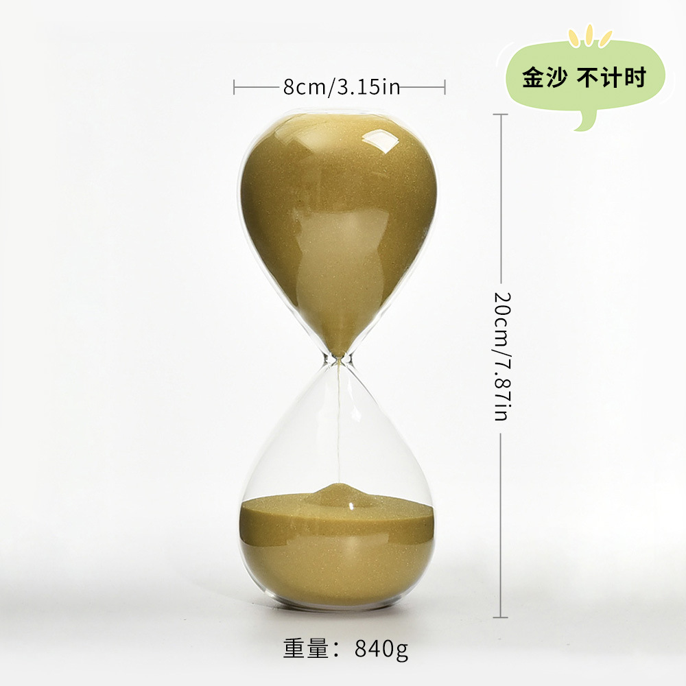 Nuevo relleno de tiempo de vidrio reloj de arena decoración adornos de oficina ilimitados voltear artefactos de descompresión regalo de cumpleaños