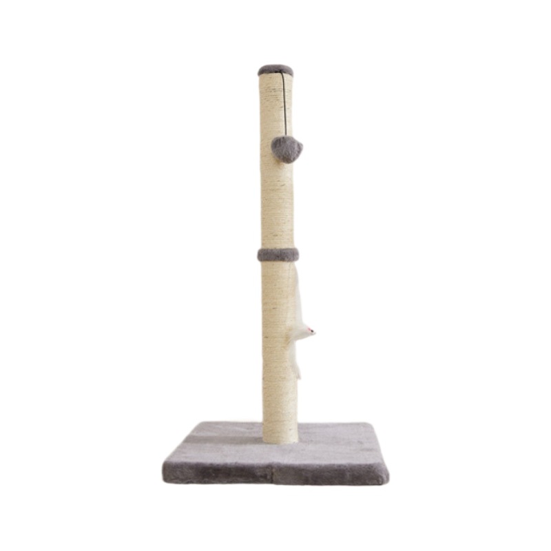 Inventario al por mayor de seda vertical gato no desecha tela gato escalada columna gato escalada perno juguete gato agarre columna