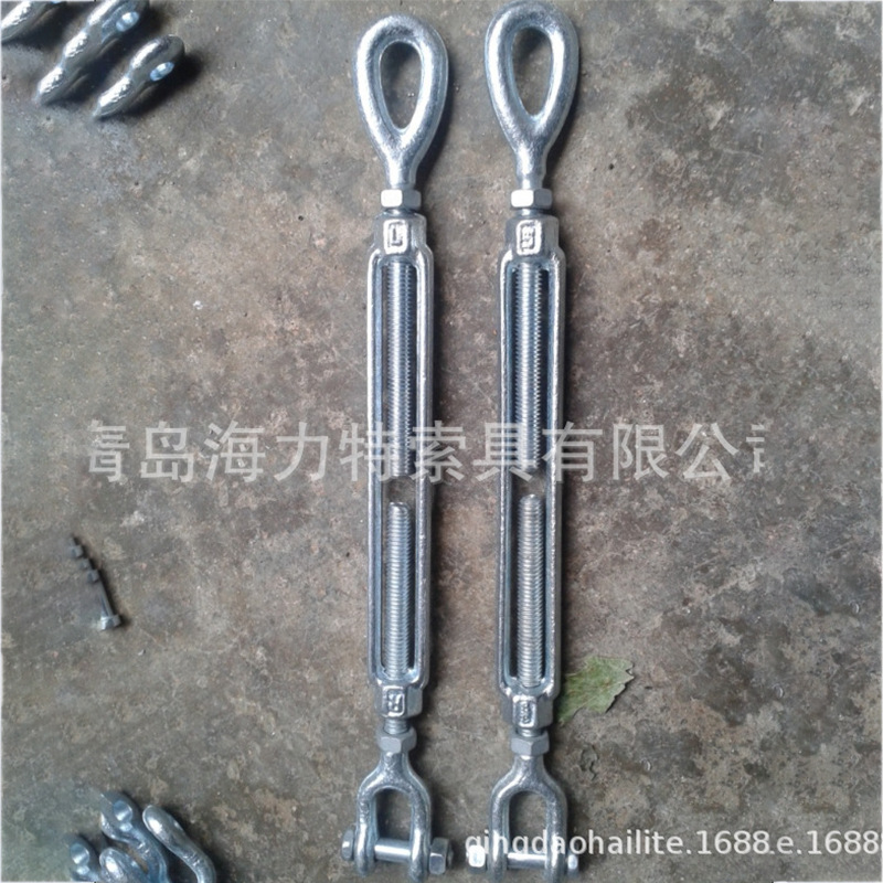 索具厂供美式模锻花篮螺栓花篮螺丝美式花兰 玛钢花兰链条拉紧器