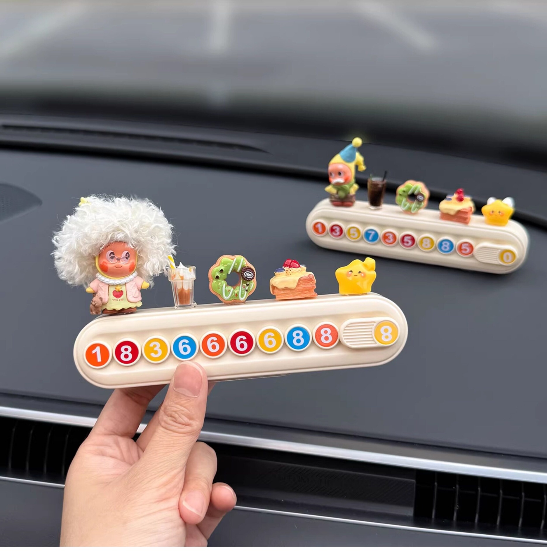 Temporary Parking Number Plate with Star Design for Car, Creative 2026 New Model with a High-End Feel for Women