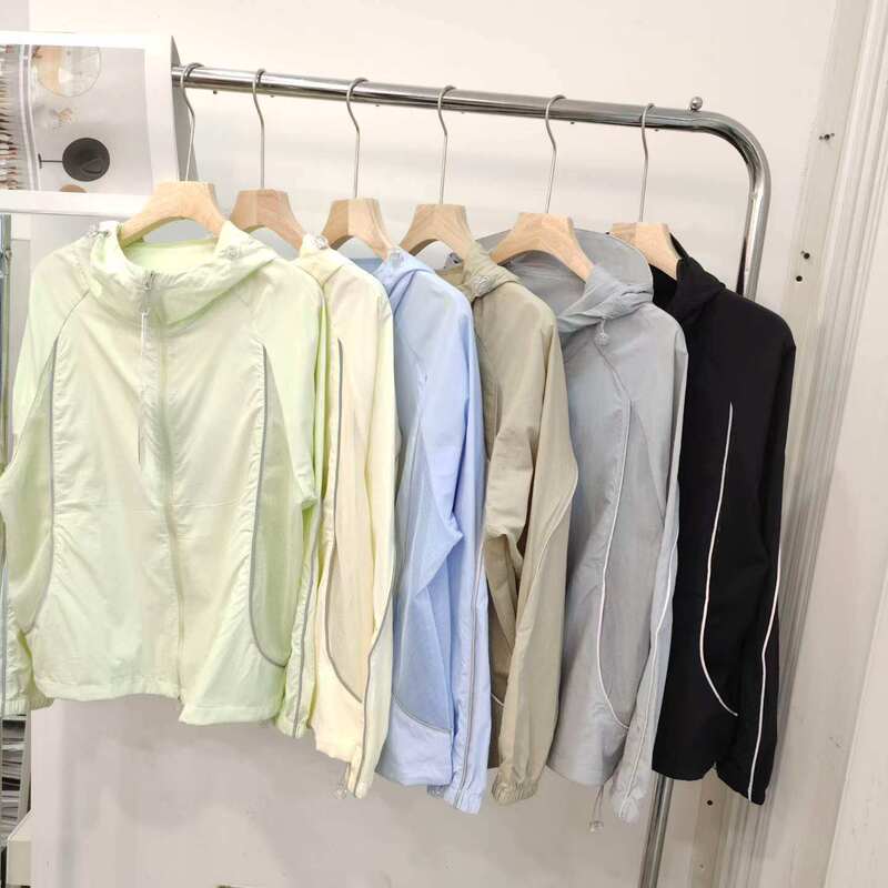 2026 Spring and Summer New Style Mesh Splicing Lightweight and Cool-Feeling Casual Candy-Colored Versatile Sun Protection Jacket for Daily Commuting 2026 Spring and Summer New Style Mesh Splicing Lightweight and Cool-Feeling Casual Candy-Colored Versatile Sun Protection Jacket for Daily Commuting