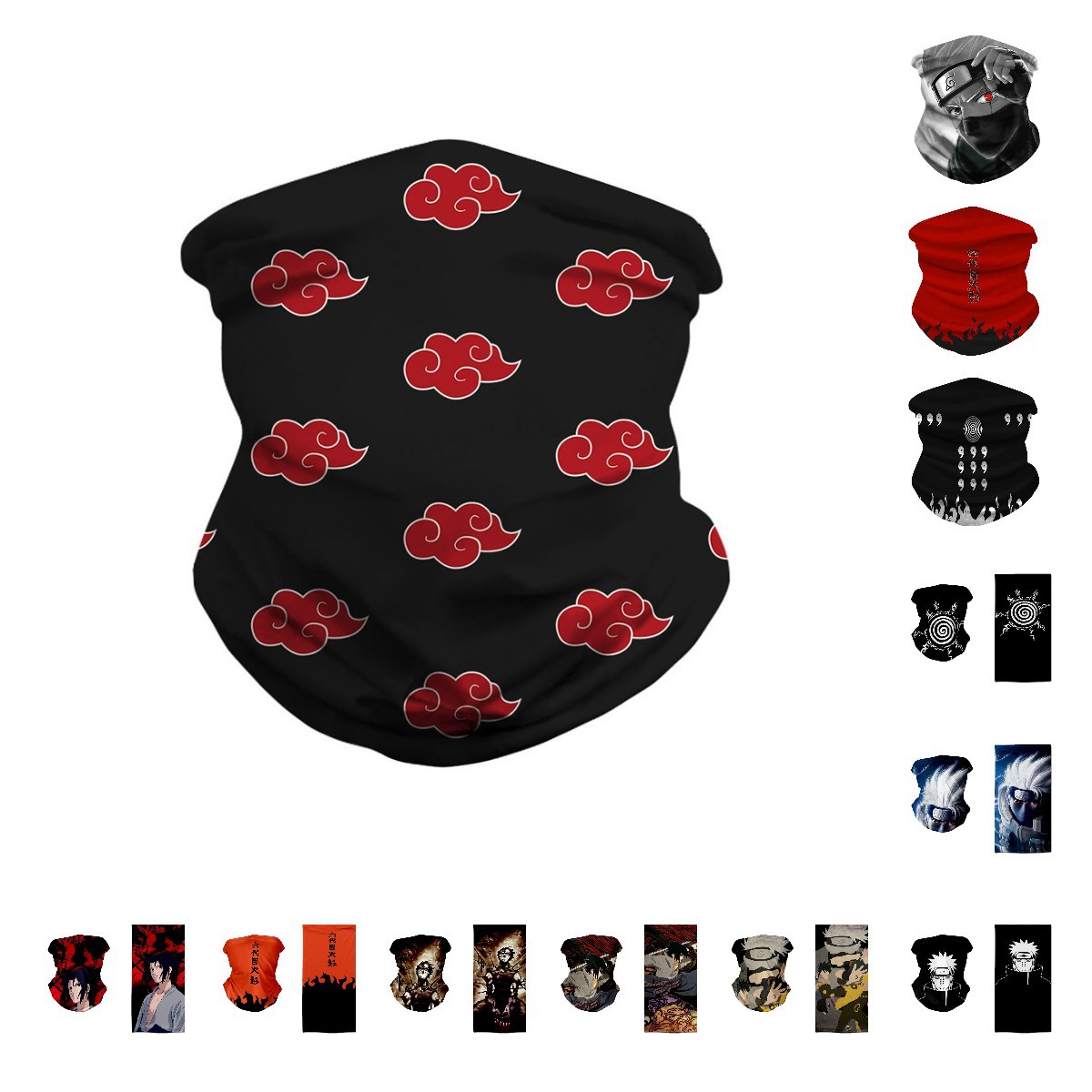 Summer New European and American Style Neck Gaiters, Wristbands, Headscarves, 3D Digital Printed Magic Face Masks, Multifunctional Outdoor Masks Wholesale