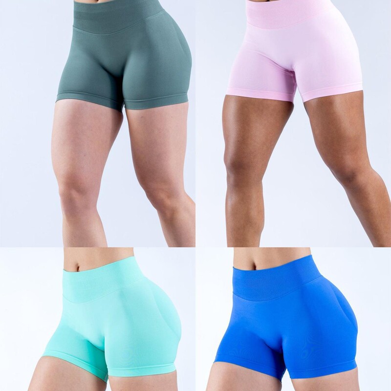 Three-Section Waist Df33 Fitness Clothing, Nylon Ruched Butt-Lifting Low-Waist Shorts, Tight-Fitting Sports Yoga Pants Three-Section Waist Df33 Fitness Clothing, Nylon Ruched Butt-Lifting Low-Waist Shorts, Tight-Fitting Sports Yoga Pants