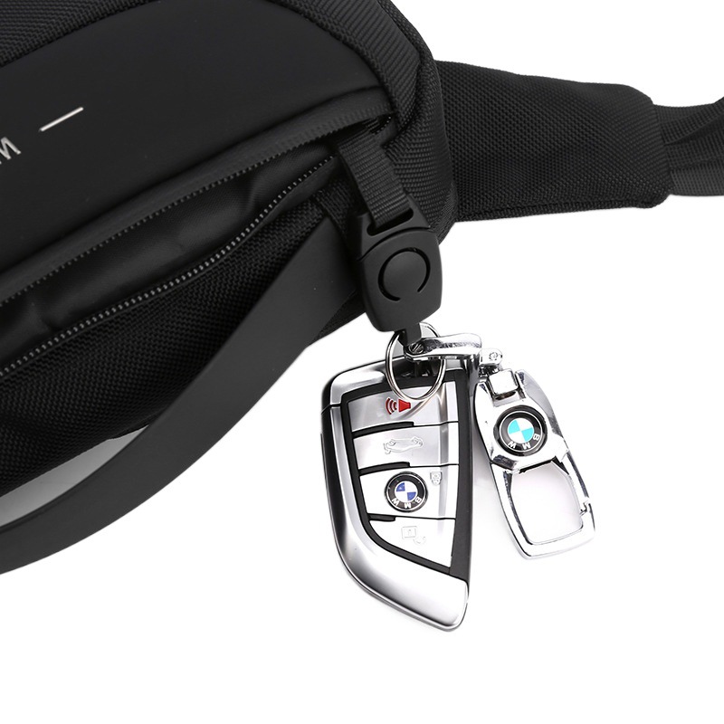 Wepower nueva bolsa de pecho bolsa de mensajero de los hombres multi-funcional deportes moda bolso de la cintura al aire libre hombro pequeño bolso de hombro