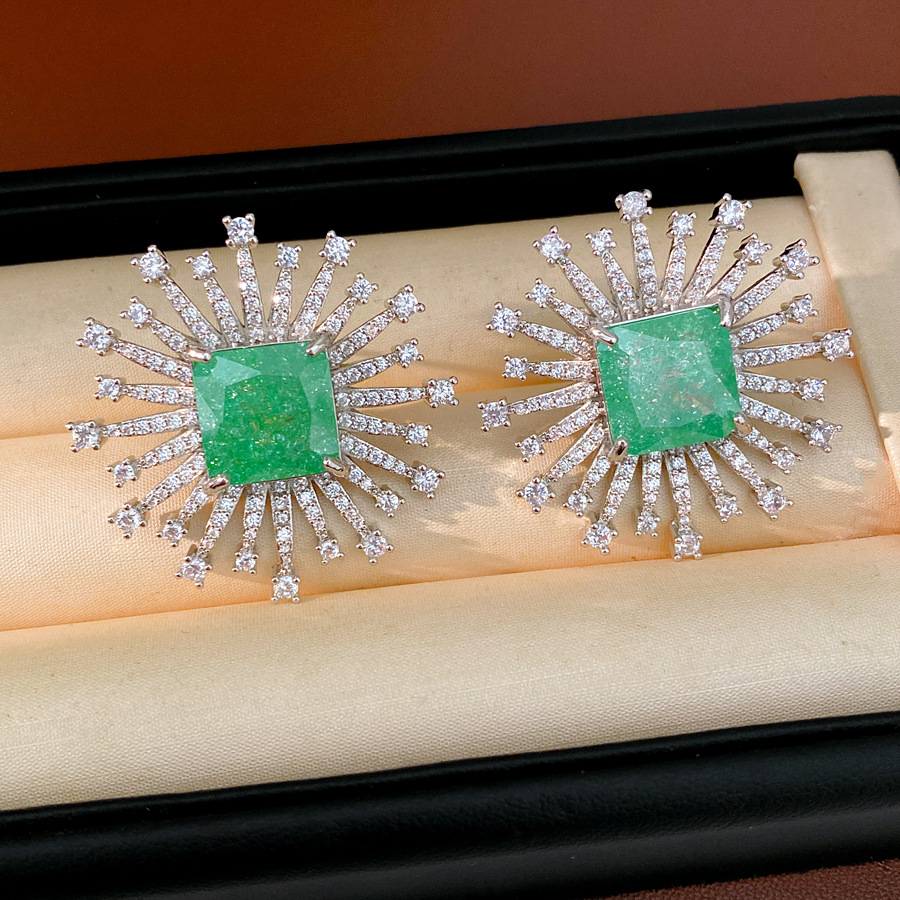 Aguja de plata - plata - verde
