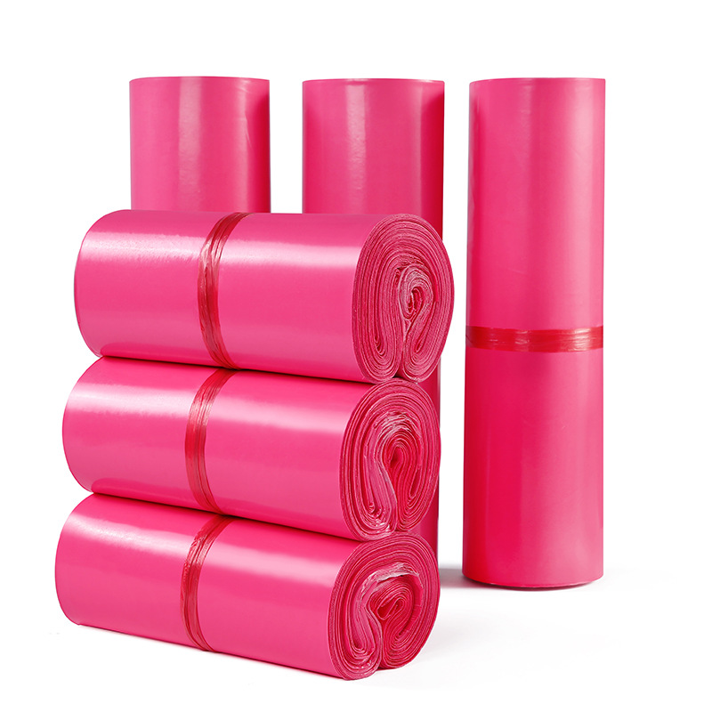 Snowvan new material rose red thick express bag logistics packing bag clothing packaging bag waterproof bag wholesale