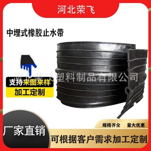Rubber Water Stopper Tunnel Construction National Standard Water Stopper Water Conservancy Project Embedded Rubber Water Stopper