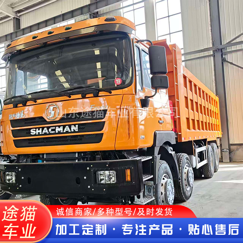 Cross-Border Shaanxi Automobile Delong F3000 8X4 Dump Truck, Engineering Dump Truck, Specialized for Mining and Earth Transport