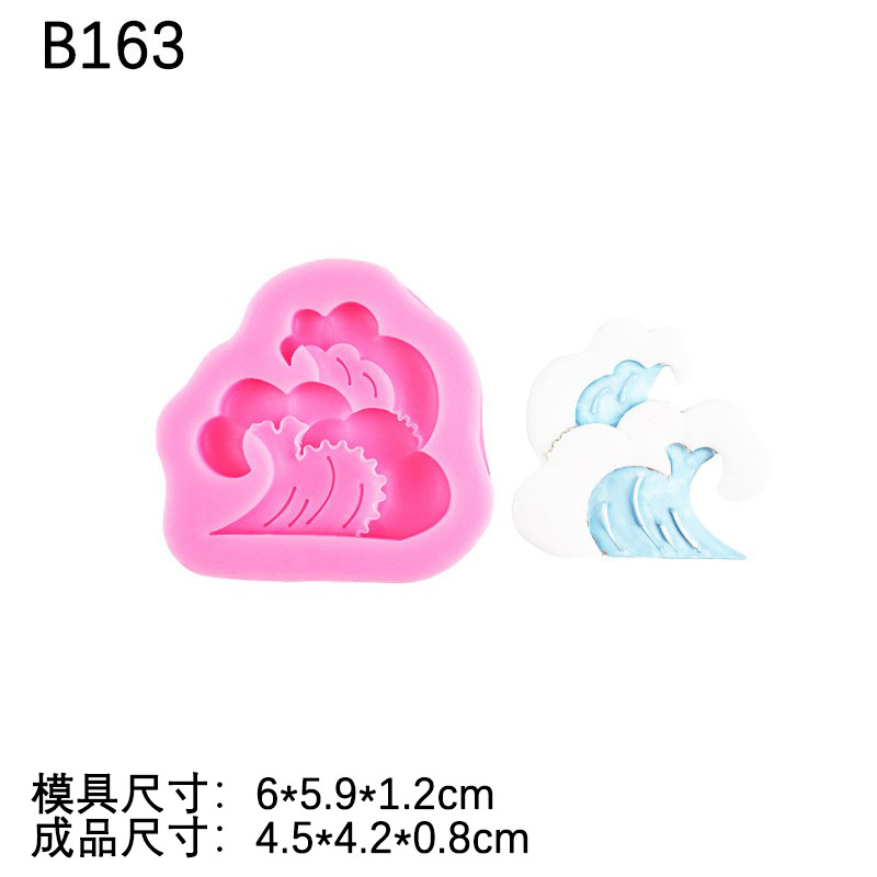 Año Nuevo estilo chino auspicioso dragón spray hornear fondant cake decoración montaña edificio casa chocolate molde de silicona