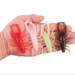 High-Density Lure Soft Bait: 1.5-Inch & 3-Inch RV-BUG Multi-Legged Bug, Competitive Water Spider Imitation Bait in Multiple Colors
