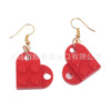 Brand multicoloured detachable constructor for beloved, earrings, wholesale