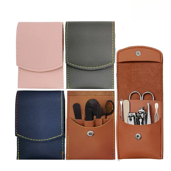 Wholesale Portable Manicure and Pedicure Set Stainless Steel 18-Piece Nail Clipper Nail Cutter Nail Tool Set in Stock