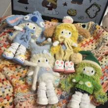 秋冬黑皮长腿kitty可爱毛绒公仔玩偶包包挂件钥匙扣礼物挂饰礼物