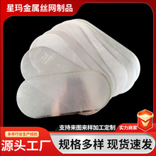 椭圆形不锈钢蚀刻网片椭圆形包边过滤网片圆片椭圆点焊片网片定制