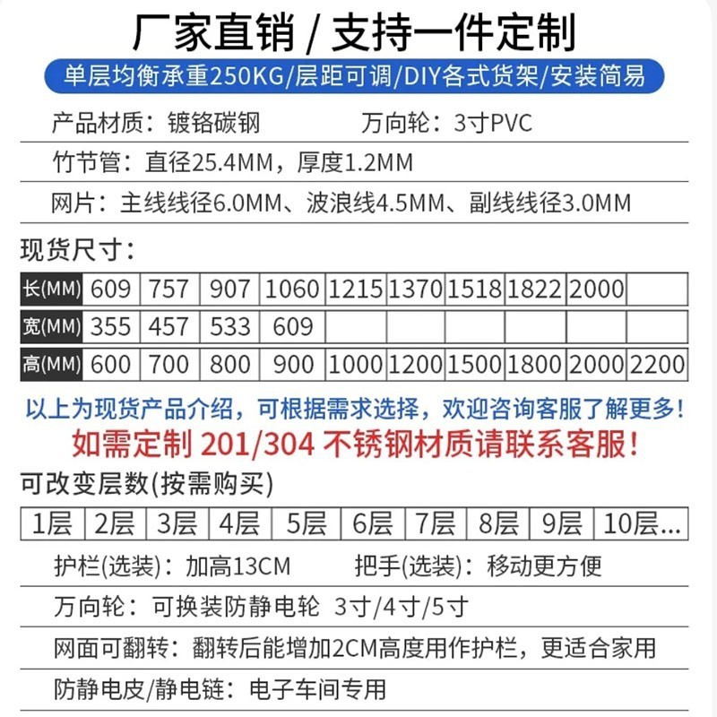 倉庫クロームメッキステンレス鋼棚ホイールラインメッシュモバイル収納ラック家庭用収納モバイル棚ディスプレイ棚|undefined