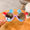 Children's cute sunglasses, fashionable glasses suitable for men and women, cartoon toy, wholesale