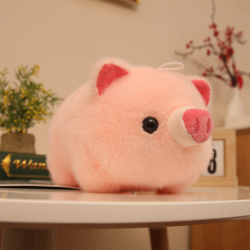 Lindo muñeco de peluche de cerdo rosa lindo muñeco de muñeca de trapo de niña de 8 pulgadas regalo de boda muñeca de lanzamiento al por mayor