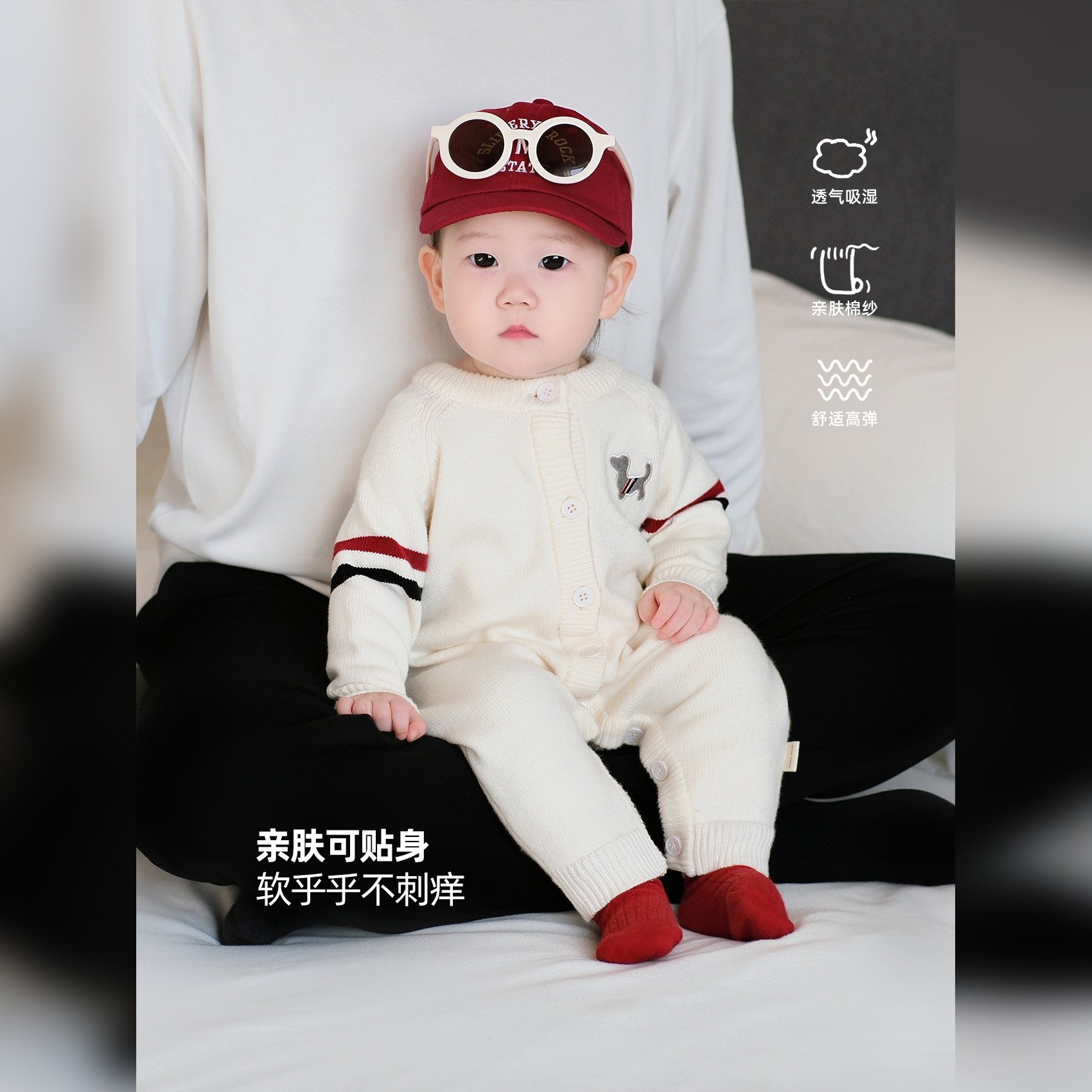 2025 New Autumn Clothing for Infants and Young Children, Fashionable Baby Clothes, Spring & Fall Styles, Super Cute Baby One-Piece Sweaters, Rompers