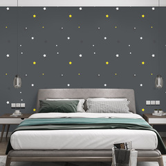 Self-adhesive wallpaper waterproof solid color renovation stickers bedroom living room bedroom shop decoration wallpaper gray plain wall stickers