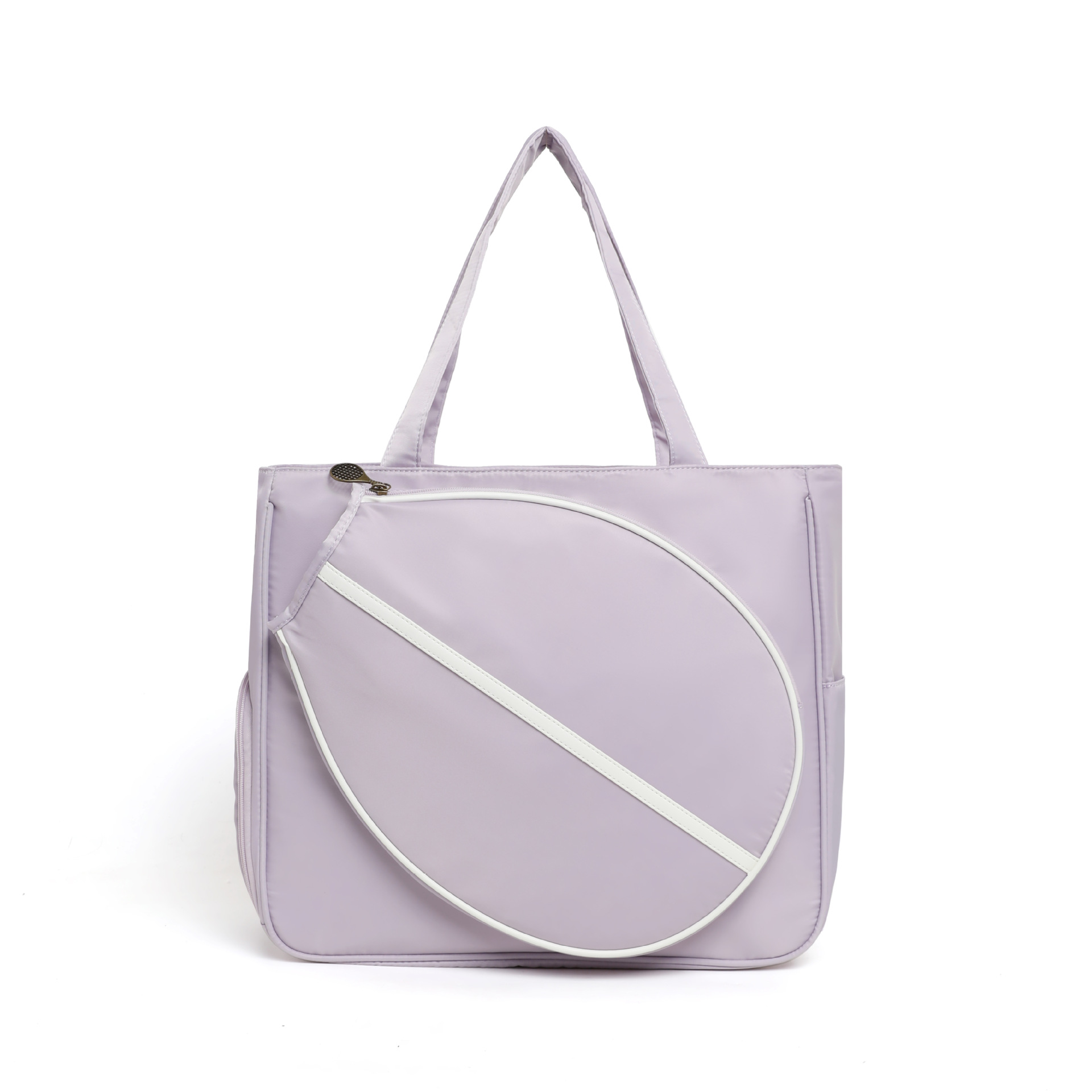 Bolsa de tenis de gran capacidad bolsa de almacenamiento bolsa de pelota de juego de alto valor facial bolsa de bádminton de hombro de hombro de hombro para mujeres al aire libre image 10