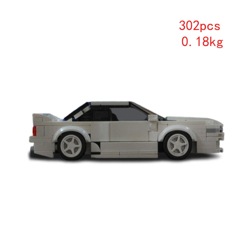Racing Car Small Particle Building Block Educational Toy Model_voghion.com