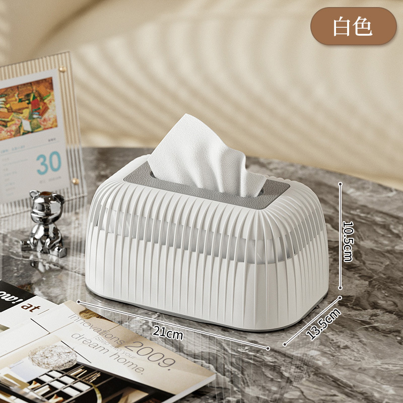 Caja de pañuelos de papel de alto valor facial, toallas de papel, bombeo de lujo ligero, forma hueca, caja de bombeo de escritorio, hogar con su propia Caja de bombeo de elevación