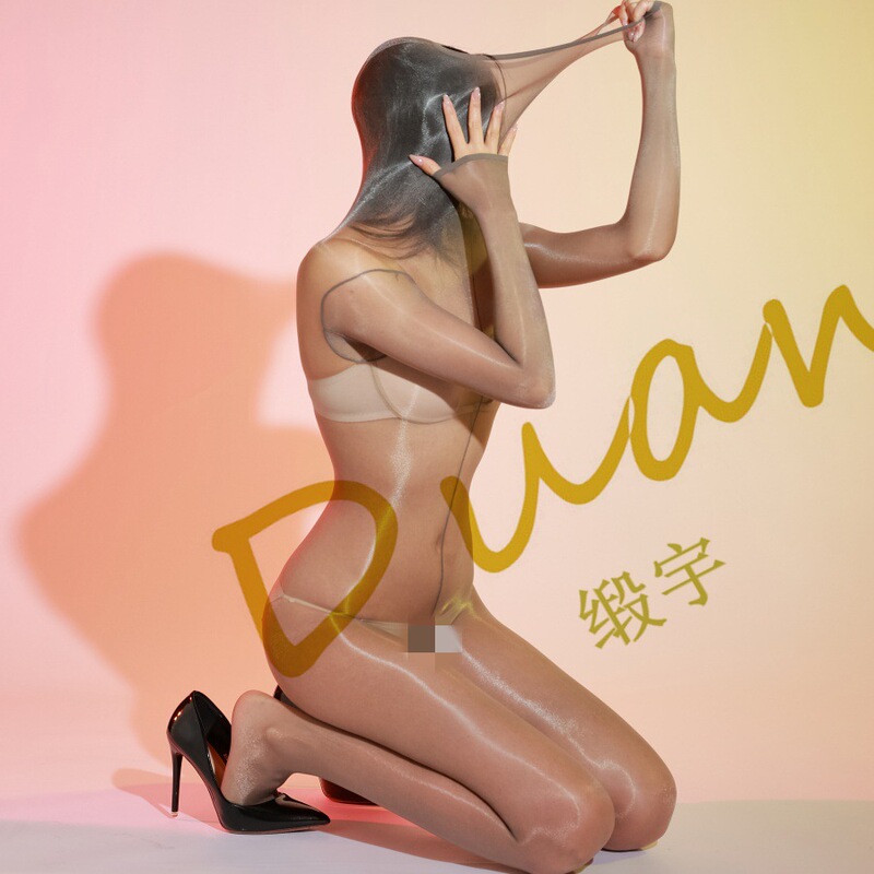 Upgraded Version of High-Neck, Full-Body Aurora High-Density 640-Needle Bodystocking, Sexy Full-Coverage Stockings