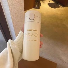 原創韓版簡約可愛三隻小狗不鏽鋼保溫杯學生上學便攜水杯保暖杯子