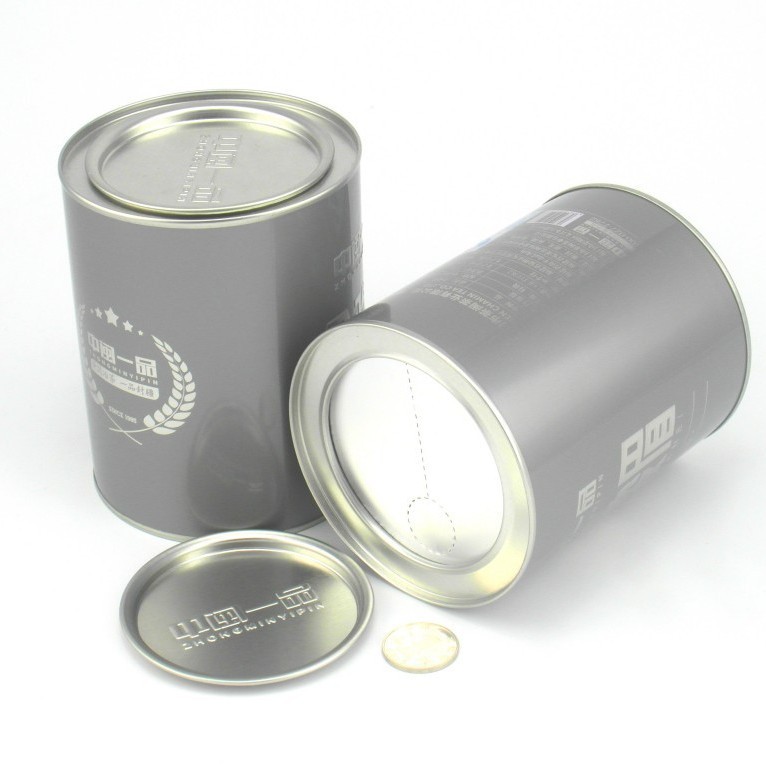 茶叶枸杞铁罐 金属茶叶包装盒   扣盖礼品铁罐厂家