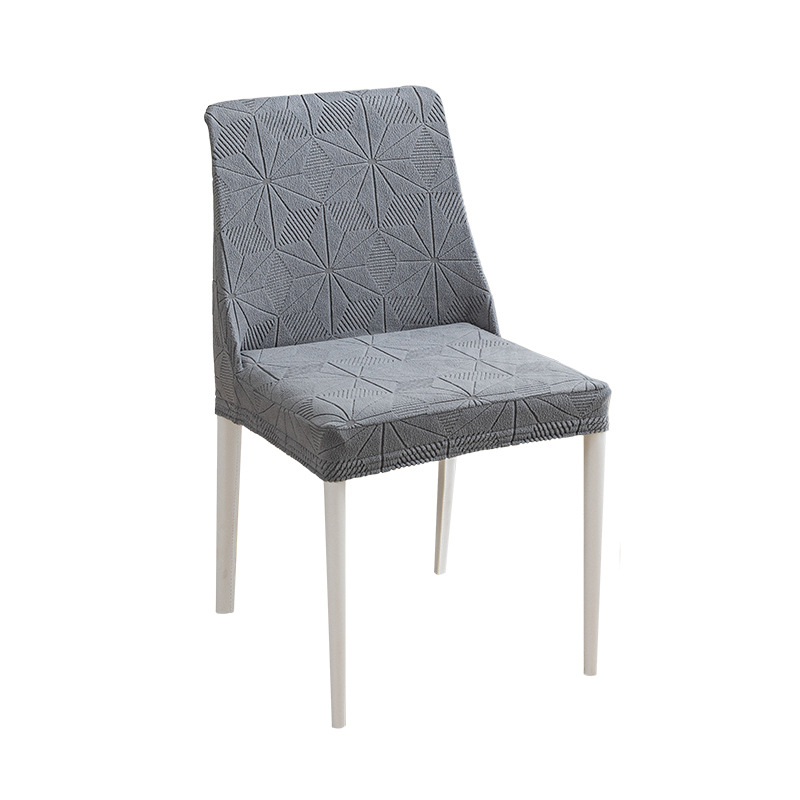 Silla de sillín cubierta de gamuza alta elástica hotel sala de estar comedor silla cubierta todo incluido taburete de cuero cuadrado cubierta protectora a prueba de polvo resistente al desgaste