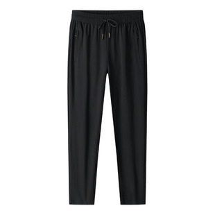 Summer New Business Casual Pants, Breathable, High Elasticity, Multi-Pocket, Three-Dimensional Waist, Men's Quick-Dry Pants, Breathable Quick-Dry Pants
