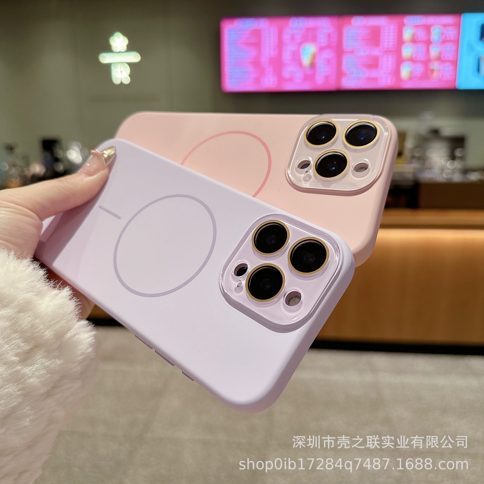 Подходит для iPhone 16, жидкий силиконовый магнитный чехол для телефона Apple 15, в комплекте с защитной пленкой Crystal Lens, 14, противоударный, полный комплект.