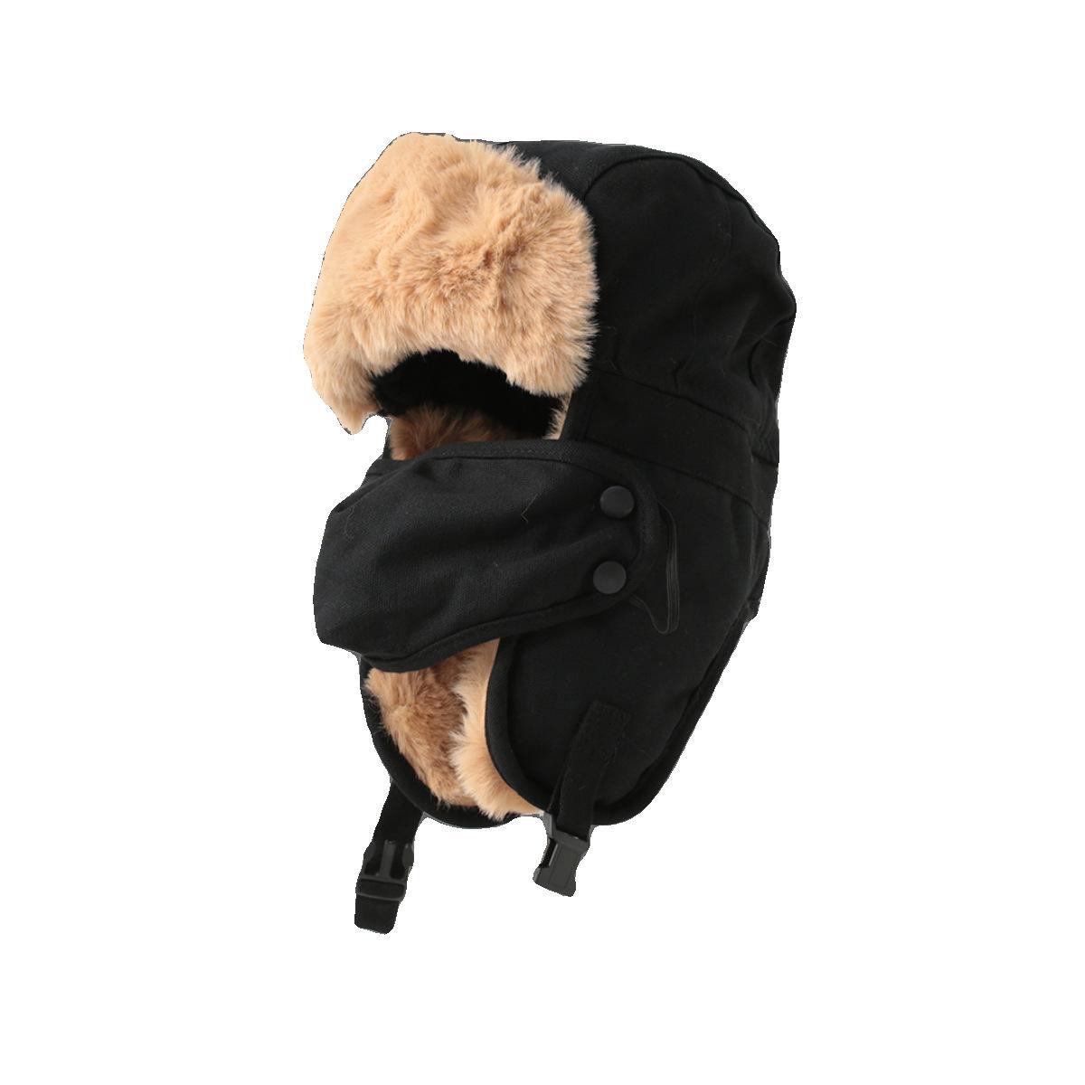 Thickened suitable northern pilots, winter windproof face mask for men riding bicycles, electric bikes, and warm female_voghion.com