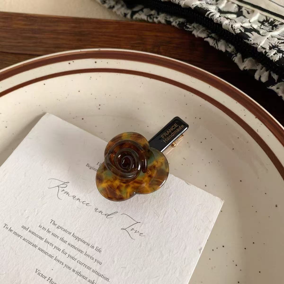 A4-아세테이트 사이드 클립-로즈-블루 브라운