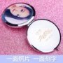 刻字化妆双面圆形小镜子