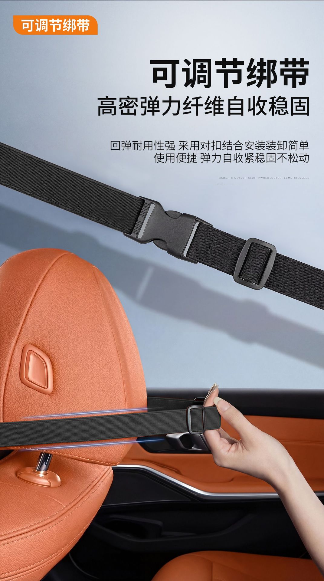 Car Headrest, Lumbar Support, Neck Pillow, Nappa Leather Slow Rebound Memory Foam, Ergonomic Neck Support, Waist Comfort, Breathable Pillow