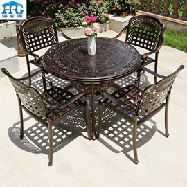 户外金属桌椅;藤编桌椅;户外实木桌椅