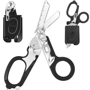 Multifunctional Scissors Tactical Pliers Outdoor Survival Tool Portable Camping Combination Tool Tactical Medical Scissors